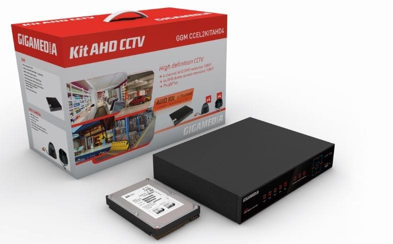 Complete HD CCTV in a box from Gigamedia