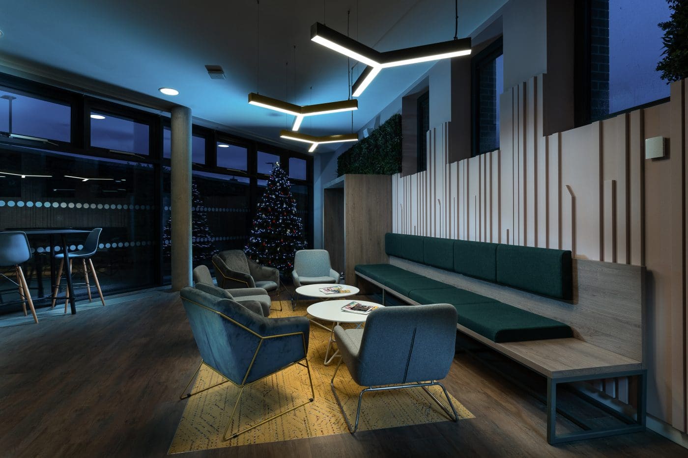 Southgate Hexa suspended luminaire